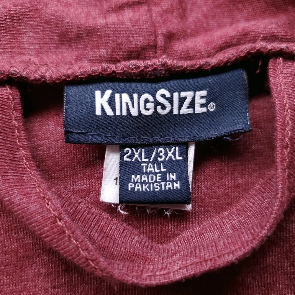 kingsize tag size